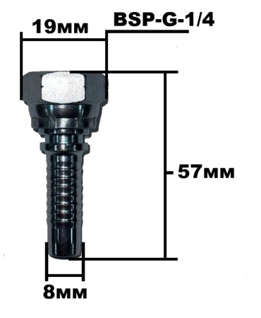 Фитинг BSP G 1.4 4201-04-05